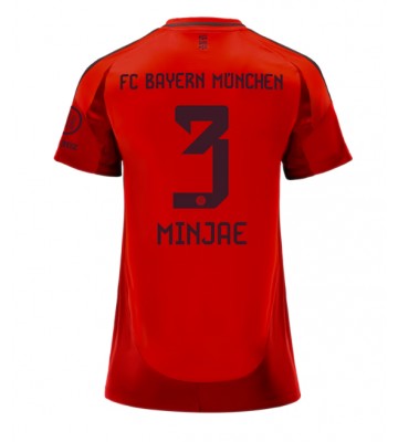 Bayern Munich Kim Min-jae #3 Hjemmebanetrøje Dame 2024-25 Kort ærmer